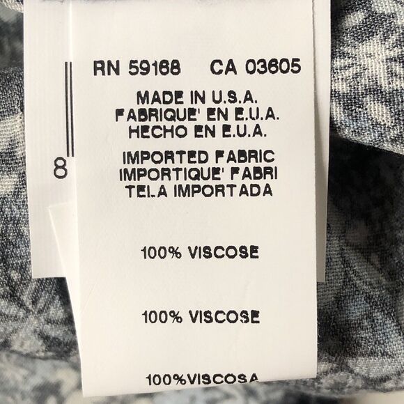 Karen Kane Floral Print Long Sleeve Blouse Pullover V Neck Shirt Small NWT - Picture 8 of 13